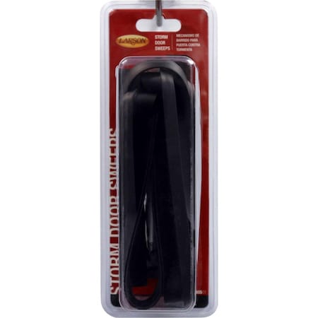 Larson Polyurethane Door Double Sweep Black 2 Piece 5035317